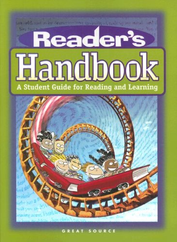 Beispielbild fr Reader's Handbook : A Student Guide for Reading and Learning zum Verkauf von Better World Books