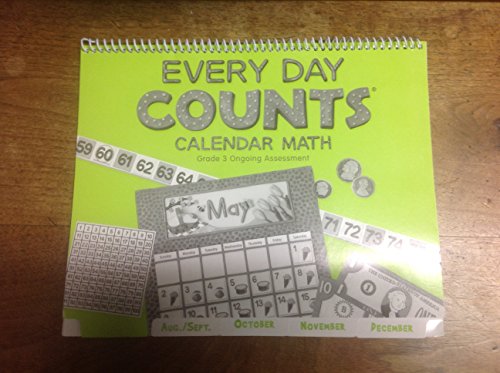 Imagen de archivo de Every Day Counts Calendar Math Grade 3 Ongoing Assessment a la venta por Allied Book Company Inc.