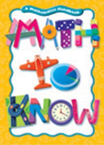 Imagen de archivo de Great Source Math to Know: A Mathematics Handbook, Grades 3-4 a la venta por SecondSale