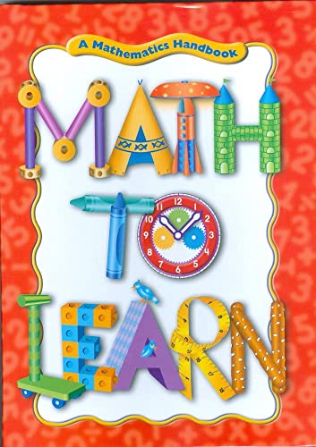 Stock image for Math to Learn: A Mathematics Handbook for sale by HPB-Movies