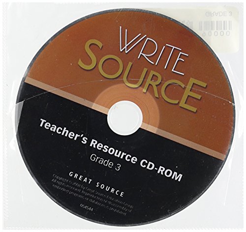 Stock image for Write Source, Grade 3: Teacher's Resource CD-ROM (2008 Copyright) for sale by ~Bookworksonline~