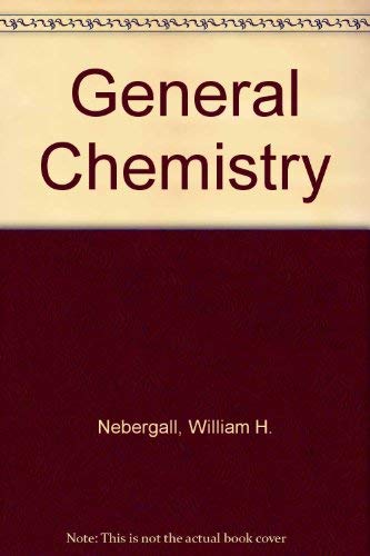 Imagen de archivo de General Chemistry a la venta por Better World Books