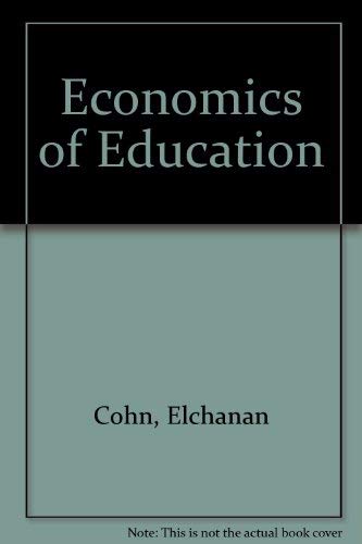 9780669735697: Economics of Education