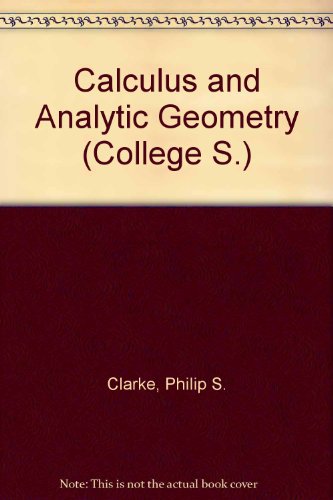 9780669758795: Calculus and Analytic Geometry (College S.)