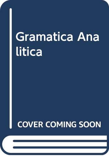 Gramatica Analitica (9780669829419) by Espinosa, Aurelio M.; Wonder, John Paul