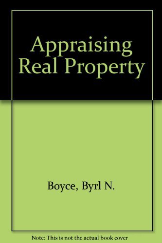 Stock image for Appraising Real Property for sale by Hawking Books