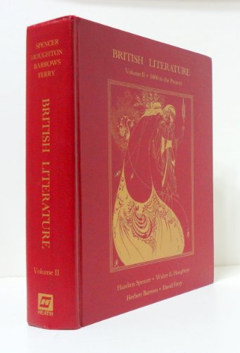 Beispielbild fr British Literature 1800 to the Present. Volume II (Two). Third (3rd) Edition. zum Verkauf von Eryops Books