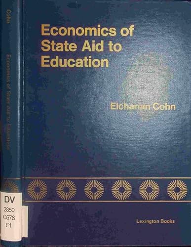 Stock image for Economics of state aid to education for sale by dsmbooks