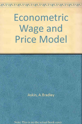 ECONOMETRIC WAGE AND PRICE MODELS Assessing the Impact of the Economic Stabilization Program