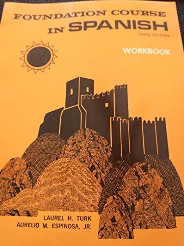 Beispielbild fr Foundation Course in Spanish - Third (3rd) Edition - Workbook zum Verkauf von JR Books