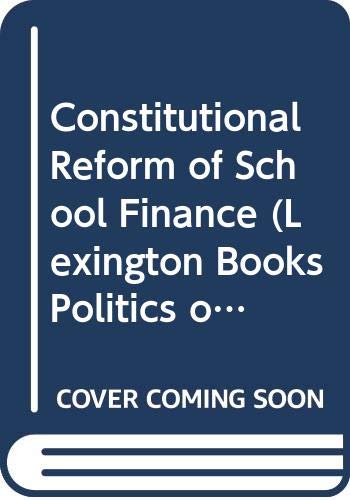 Stock image for Constitutional Reform of Schools for sale by Better World Books