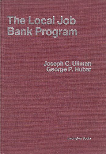 Imagen de archivo de Local Job Bank Program a la venta por Better World Books