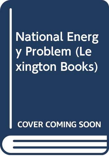 Stock image for The National Energy Problem for sale by BookDepart