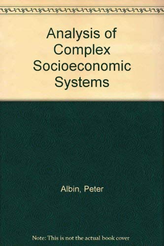 Beispielbild fr The Analysis of Complex Socioeconomic Systems zum Verkauf von Anybook.com