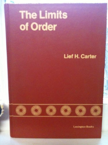 Stock image for The Limits of Order for sale by Better World Books Ltd