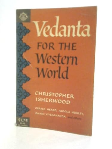 Beispielbild fr Vedanta for Western zum Verkauf von ThriftBooks-Atlanta