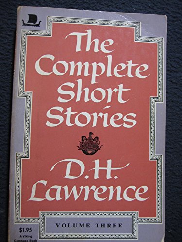 Stock image for Lawrence : Complete Short Stories for sale by Better World Books