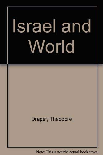 Imagen de archivo de Israel and World a la venta por Better World Books: West