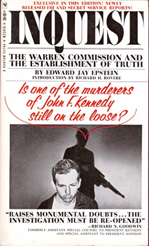 Beispielbild fr Inquest: The Warren Commission and the establishment of Truth zum Verkauf von Ergodebooks