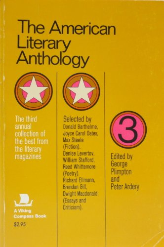 Imagen de archivo de The American Literary Anthology/3: The Third Annual Collection of the Best from the Literary Magazines a la venta por The Parnassus BookShop