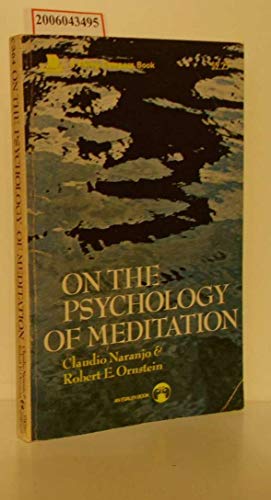 Stock image for On the Psychology of Meditation for sale by Better World Books
