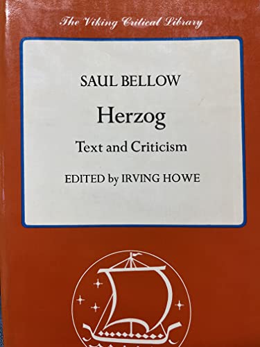 Stock image for Herzog: Text and Criticism (Viking Critical Library) for sale by dsmbooks