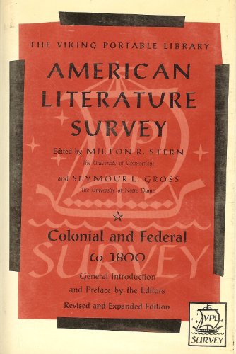 Stock image for American Literature Survey for sale by Shadow Books