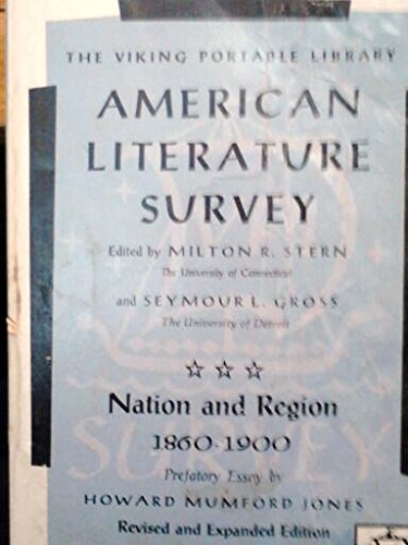 American Literature Survey: Nation and Region 1860-1900