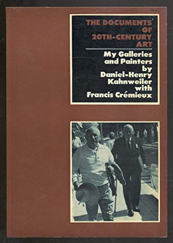 9780670019083: My Galleries and Painters (The Documents of 20th Century Art)