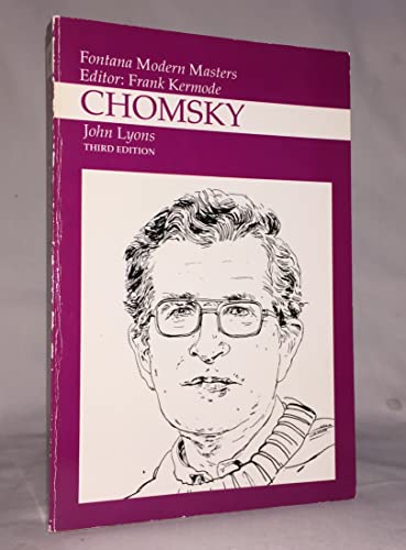 Beispielbild fr Noam Chomsky (Modern Masters Series) zum Verkauf von Wonder Book