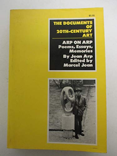 9780670019304: Arp on Arp: Poems, Essays, Memories