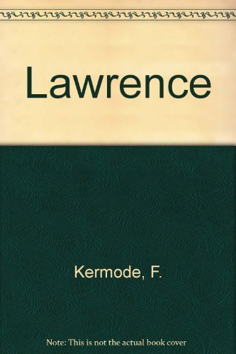Beispielbild fr D. H. Lawrence zum Verkauf von Faith In Print
