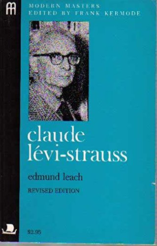 Beispielbild fr Claude Levi-Strauss (Modern Masters) zum Verkauf von HPB Inc.