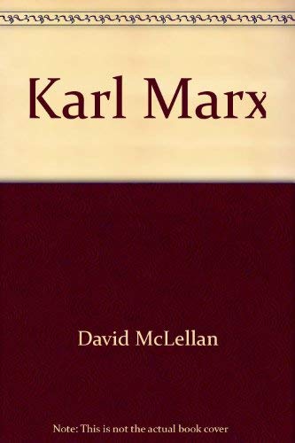 Imagen de archivo de Karl Marx (Modern masters) a la venta por Newsboy Books