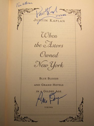 Beispielbild fr When the Astors Owned New York : Blue Bloods and Grand Hotels in a Gilded Age zum Verkauf von Better World Books