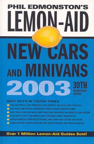 Imagen de archivo de Lemon-Aid New Cars and Minivans 2003 a la venta por SecondSale