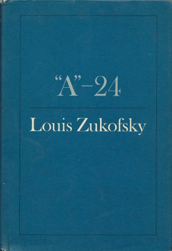 "A"-24 (9780670100248) by Zukofsky, Louis