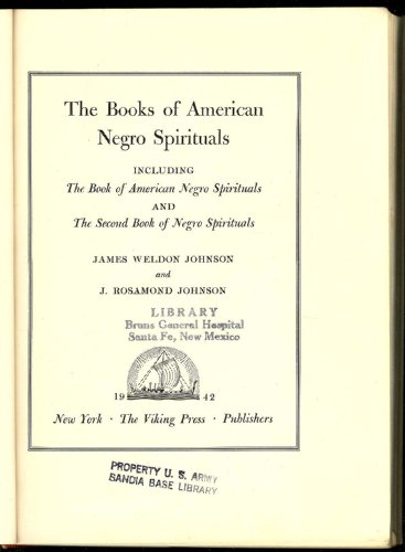 9780670181230: The Book of American Negro Spirituals; Including the Book of American Negro Spirituals and The Second Books of American Negro Spirituals