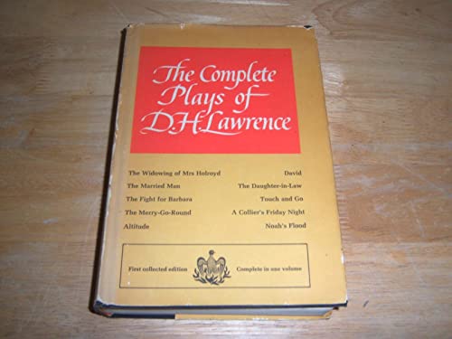 Imagen de archivo de The Complete Plays of D. H. Lawrence. a la venta por HPB-Emerald