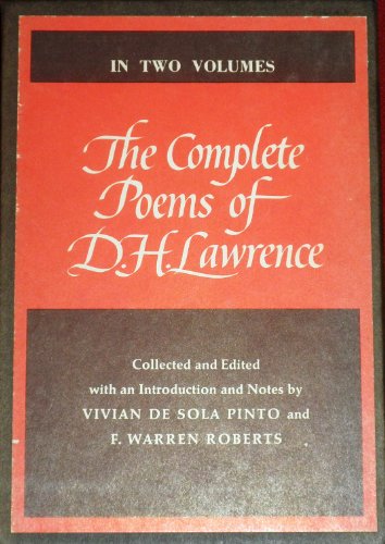 9780670234721: The Complete Poems of D. H. Lawrence by D. H. Lawrence (1964-10-19)