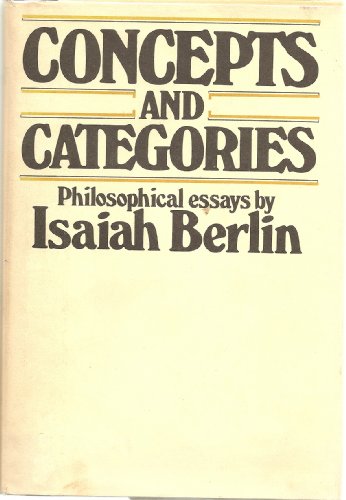 Beispielbild fr Concepts and Categories (His Selected writings) zum Verkauf von Wonder Book