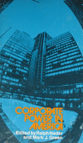 Imagen de archivo de Corporate Power in America a la venta por Wonder Book