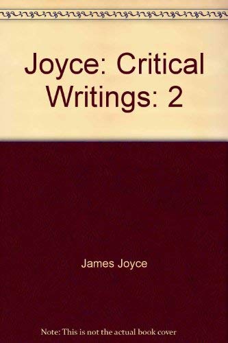 Joyce: Critical Writings: 2 (9780670247981) by Joyce, James