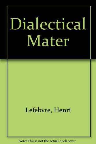 Stock image for Dialectical Mater for sale by HPB-Movies