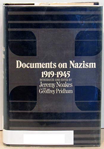 Beispielbild fr Documents on Nazism, 1919-1945 zum Verkauf von Better World Books