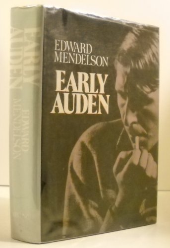 Beispielbild fr Early Auden: 2 zum Verkauf von BookHolders