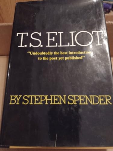 Stock image for T. S. Eliot for sale by Better World Books: West