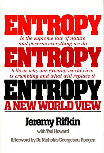 Beispielbild fr Entropy : A New World View zum Verkauf von Better World Books