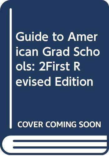 Stock image for Guide to American Graduate Schools - Second Edition for sale by THE OLD LIBRARY SHOP