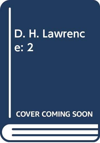 Beispielbild fr D. H. Lawrence zum Verkauf von Better World Books